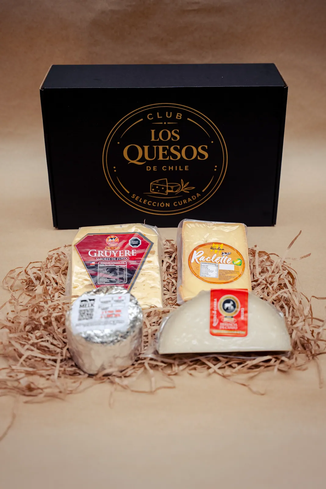 Selección de quesos del Club Los Quesos de Chile